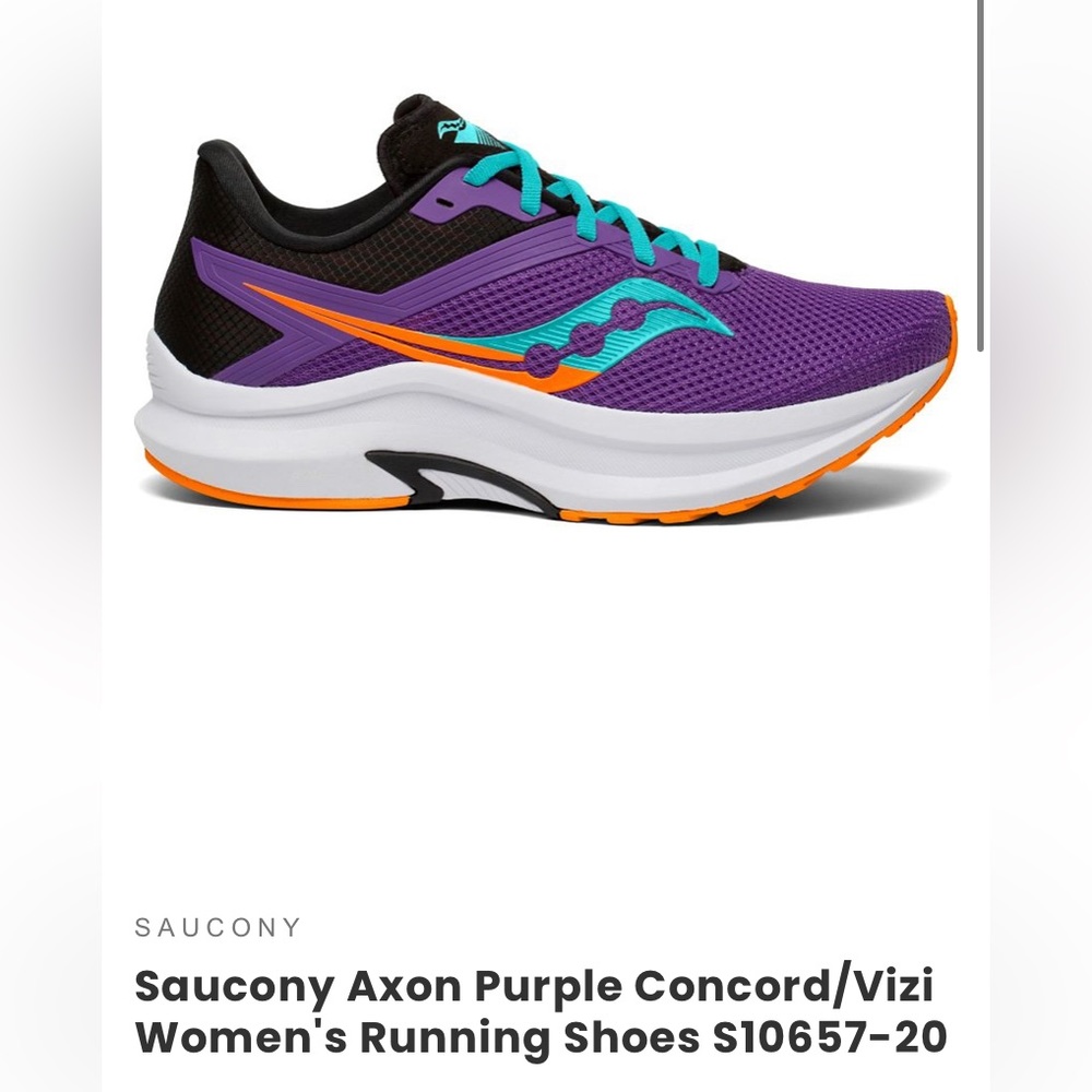 Saucony Axon Purple Concord/Vizi Women's Running Shoes S10657-20